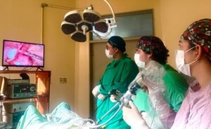 Realizan primera cirugía laparoscópica en el Hospital de Minga Guazú
