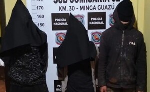 Caen tres hombres involucrados en serie de hurtos contra camioneros