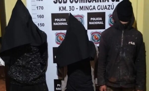 Caen tres hombres involucrados en serie de hurtos contra camioneros