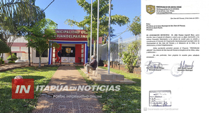 MUNICIPALIDAD DE SAN JUAN DEL PNÁ REMITE A LA JUNTA CONVENIO PARA EL PROGRAMA ABRAZO