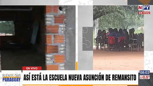 Abandono total obliga a niños a estudiar en condiciones deplorables en escuela de Remansito