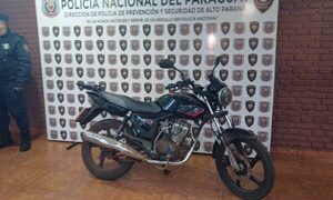 Recuperan motocicleta robada en asalto a moto bolt