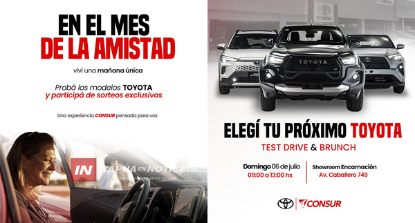 CONSUR CELEBRA EL MES DE LA AMISTAD CON TEST DRIVE Y BRUNCH PARA EL DOMINGO