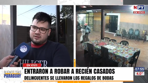 Roban a recién casados en Mariano Roque Alonso