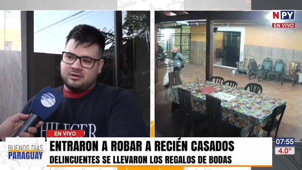 Roban a recién casados en Mariano Roque Alonso