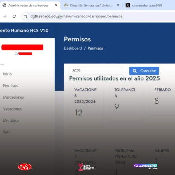 Hackers intensifican ataques en Paraguay: Senado y Contraloría entre las víctimas - «TVS DIGITAL»