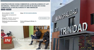 MUNICIPALIDAD DE TRINIDAD REALIZA APERTURA DE SOBRES PARA OBRAS EN ESCUELAS