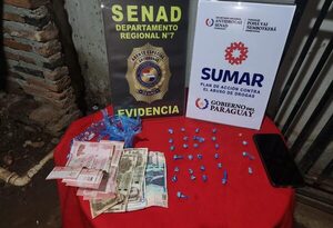 Desactivan foco de microtráfico y detienen a distribuidora de crack en Concepción - .::Agencia IP::.