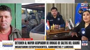 Detienen al principal "acopiador" de drogas de Salto del Guairá