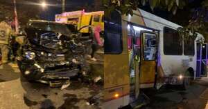 Diario HOY | Bus de la Línea 15 y camioneta protagonizan aparatoso choque