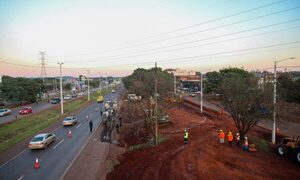 Arranca construcción de vías alternativas del viaducto del km 10-CDE que financia ITAIPU