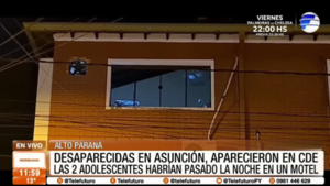 Adolescentes desaparecidas en Asunción fueron halladas en motel de Ciudad del Este