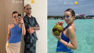 Así Julio Enciso y Melissa Cardona disfrutan de su luna de miel en el Caribe