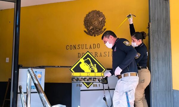 Disparos frente al Consulado del Brasil en Ciudad del Este: mujer herida y presunto autor intenta suicidarse