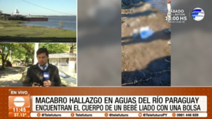 Macabro hallazgo en aguas del río Paraguay