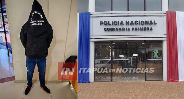 FUE A DENUNCIAR EL EXTRAVÍO DE SU CÉDULA Y TERMINÓ DETENIDO