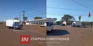 CHOQUE ENTRE CAMIONES DEJÓ UN HERIDO EN BELLA VISTA 