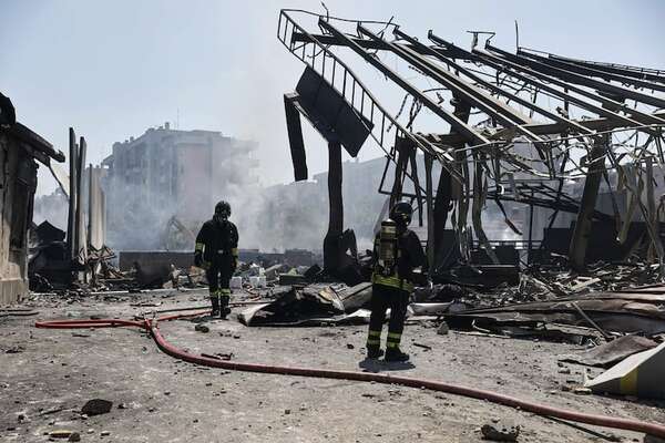 Explosión de una estación de servicio en Roma deja más de 40 heridos - Mundo - ABC Color