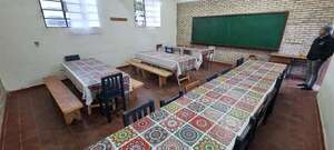 En el colegio Víctor Natalicio Vasconcellos tuvieron que utilizar un aula para comedor del programa Hambre Cero - Nacionales - ABC Color