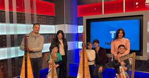La Nación / Arpas de papel: una original iniciativa para enseñar música a niños paraguayos