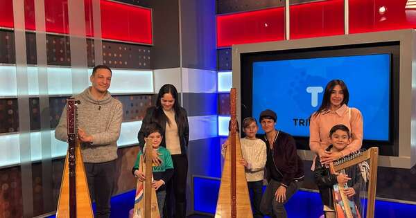 La Nación / Arpas de papel: una original iniciativa para enseñar música a niños paraguayos