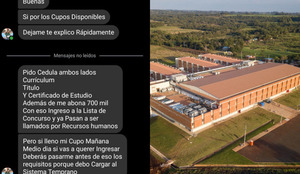 Alerta por estafas con falsas ofertas de empleo en el Hospital General de Itapúa