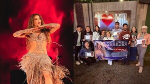 Con “certificado de fanáticos oficiales de Shakira” le esperan a La Loba en Paraguay