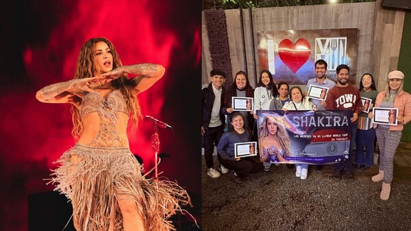Con “certificado de fanáticos oficiales de Shakira” le esperan a La Loba en Paraguay