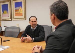 Ministro de la SENAD informa a Peña sobre últimos operativos