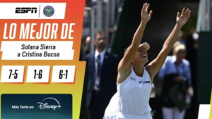 Solana Sierra hace historia y cambia su carrera tras su gran actuación en Wimbledon