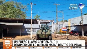 Un preso llamó tres veces al 911