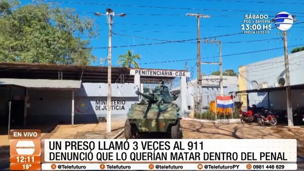 Un preso llamó tres veces al 911
