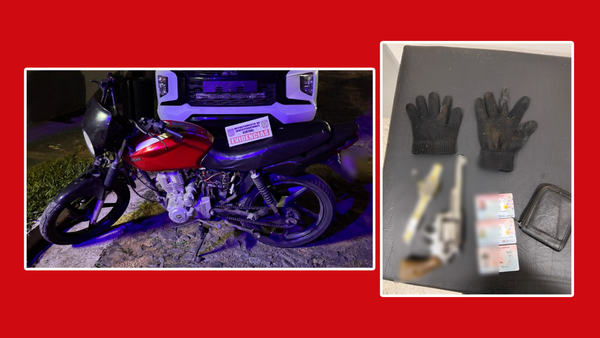 Presuntos motochorros de celulares de alta gama caen tras persecución y balacera en Ñemby