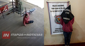 APREHENDEN A JOVEN POR TENTATIVA DE HURTO DE MOTOCICLETA EN ENCARNACIÓN.