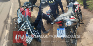 MOTOCICLISTAS RESULTARON HERIDOS TRAS COLISIÓN EN ENCARNACIÓN 
