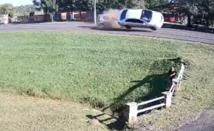 Impactante choque en Horqueta: dos conductores resultan ilesos tras violenta colisión
