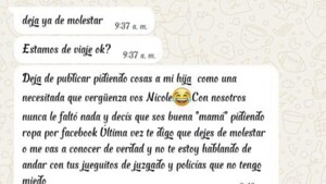 Su suegra le retó porque no hizo para la comida y salió desesperada de la casa