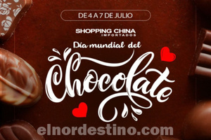 Promociones especiales por el Día Mundial del Chocolate en Shopping China de Pedro Juan Caballero hasta el lunes 7 de Julio - El Nordestino
