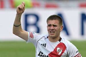 Mastantuono se despide de River - Fútbol - ABC Color