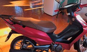 Motocicleta incautada en Los Cedrales
