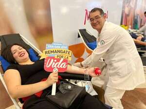 “Remangate por la vida” supera meta de donantes de sangre - Nacionales - ABC Color