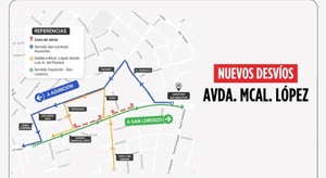 Avenida Mariscal López: desarrollan trabajos hidráulicos en Fernando de la Mora