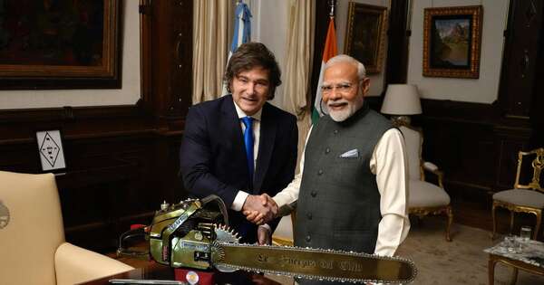 La Nación / Primer ministro de India visitó a Milei para potenciar el comercio bilateral