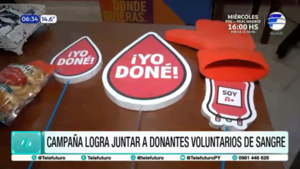Campaña solidaria promueve cultura de donación voluntaria de sangre en Paraguay