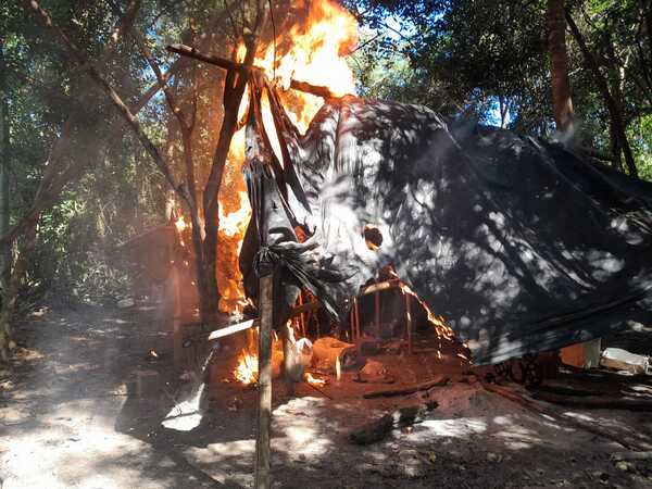 Operativo antidrogas con Brasil destruye 648 toneladas de marihuana