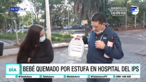 Bebé de 8 meses resulta quemado en IPS, familia exige justicia por presunta negligencia