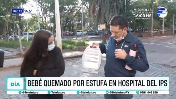 Bebé de 8 meses resulta quemado en IPS, familia exige justicia por presunta negligencia