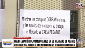 Comerciantes del abasto denuncian extorsiones y coimas del destituido presidente del SENAVE