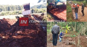 NUEVA ALBORADA INTENSIFICA ARREGLO DE CAMINOS DE CARA AL RALLY MUNDIAL