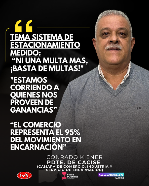 Entrevista a Conrado Kiener, Presidente de CACISE, en Studio Noticias - «TVS DIGITAL»